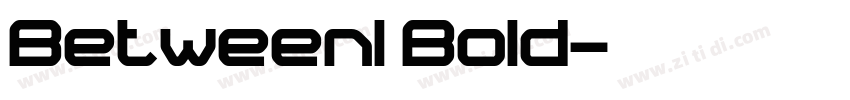 Between1 Bold字体转换